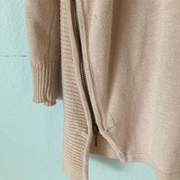 Lane Bryant Womens Cardigan Sweater Peach Long Sleeve Open Front Ribbed Sz 14/16 - Picture 5 of 8